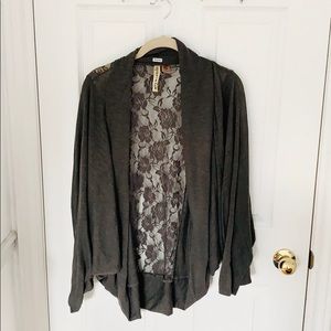 Gray Batwing cardigan